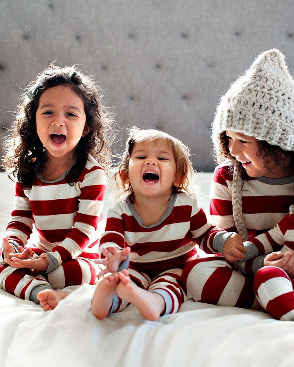 🎄 Early Christmas Pre-Sale - 50% Off - Christmas Red Striped Family Pajamas