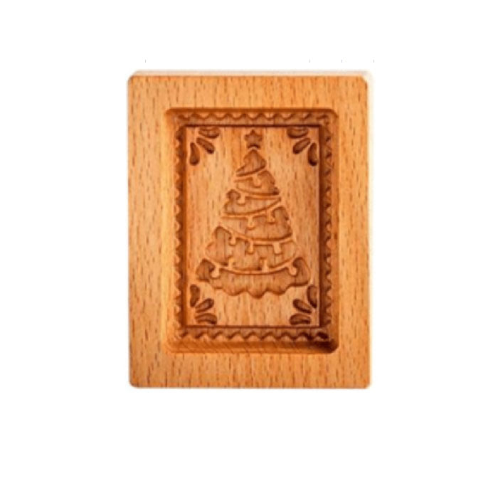 (🎁Early Christmas Limited Sale🎁) Wood Grain Cookie Mould - Cookie Embossing Mould