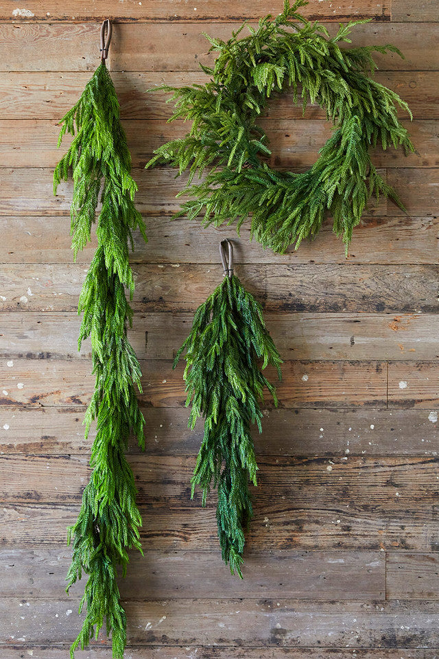 💥Christmas Special Sale-Real touch deluxe norfolk pine garland