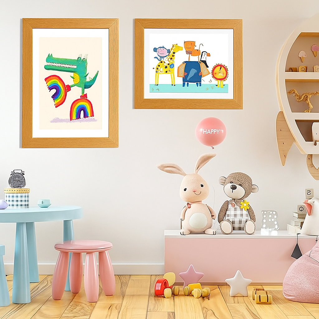 🔥This week's hot sale🔥Children's drawing magnetic absorption storage picture frame