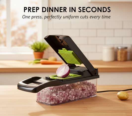 🔥Limited-Time Offer🔥14-in-1 Stainless Steel Vegetable Chopper & Dicer