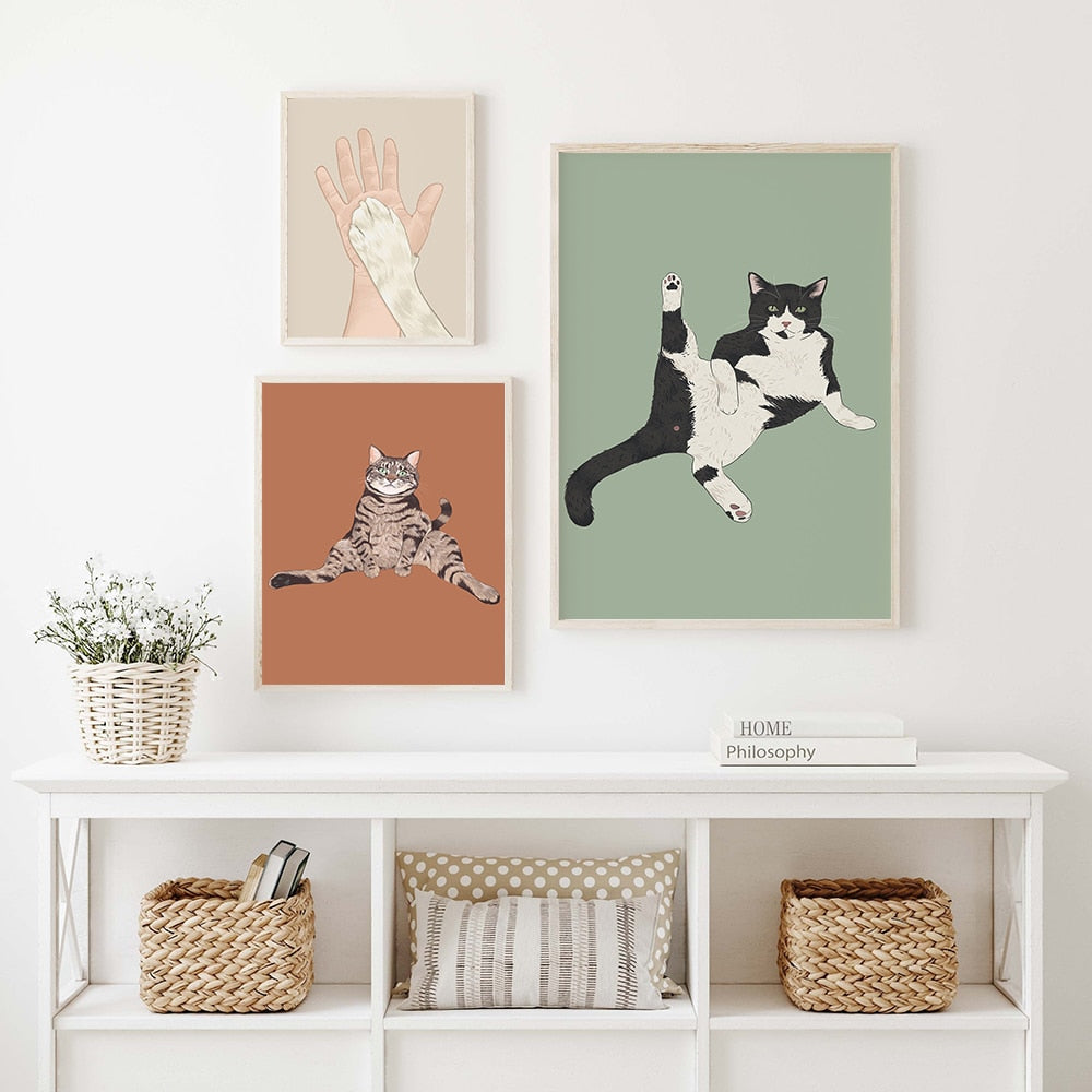 Chill Funny Cat Canvas