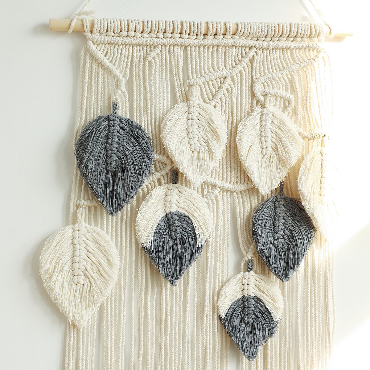 Leaf Wall Macrame Tapestry