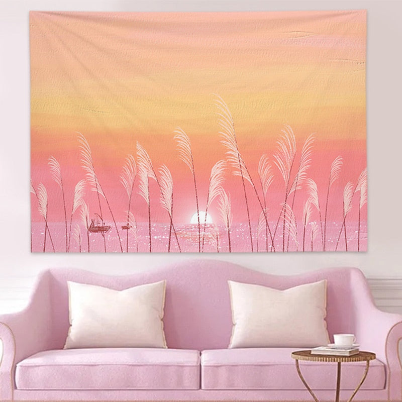 Pink Wall Tapestry