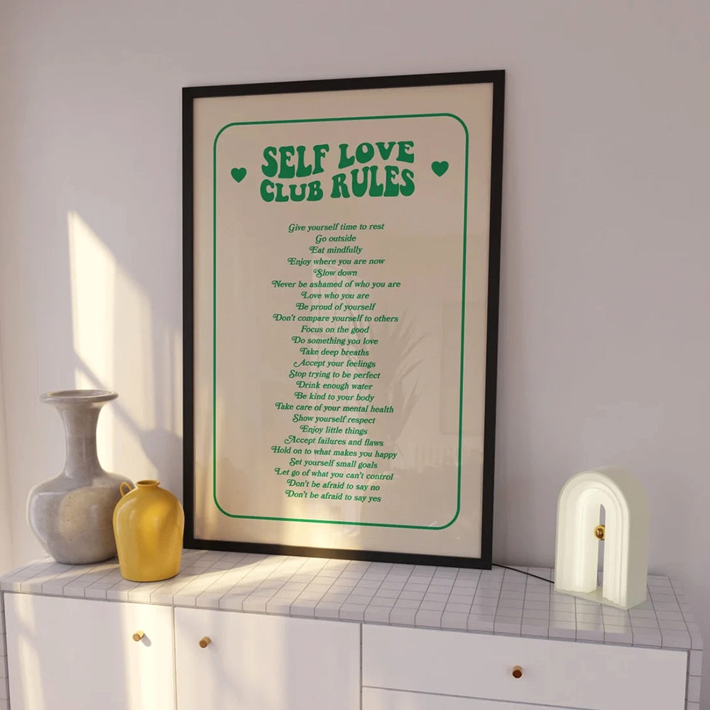 Self Love Quote Poster