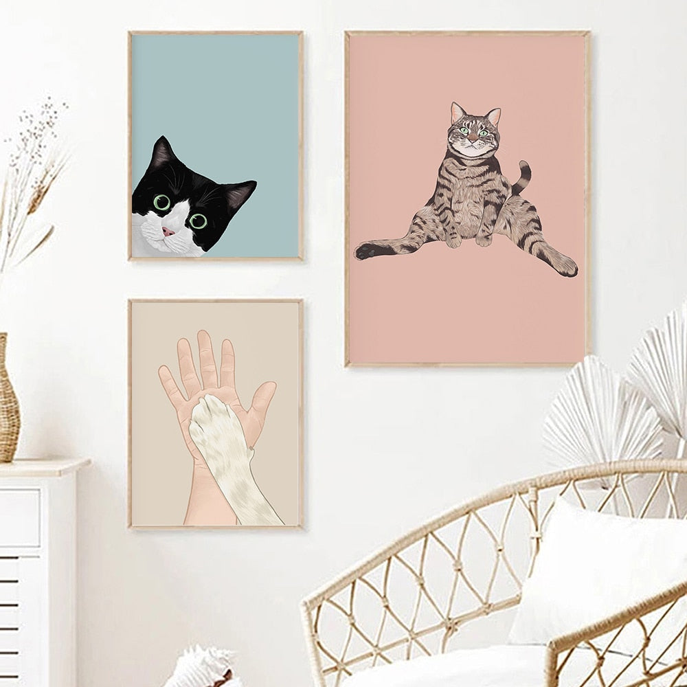 Chill Funny Cat Canvas