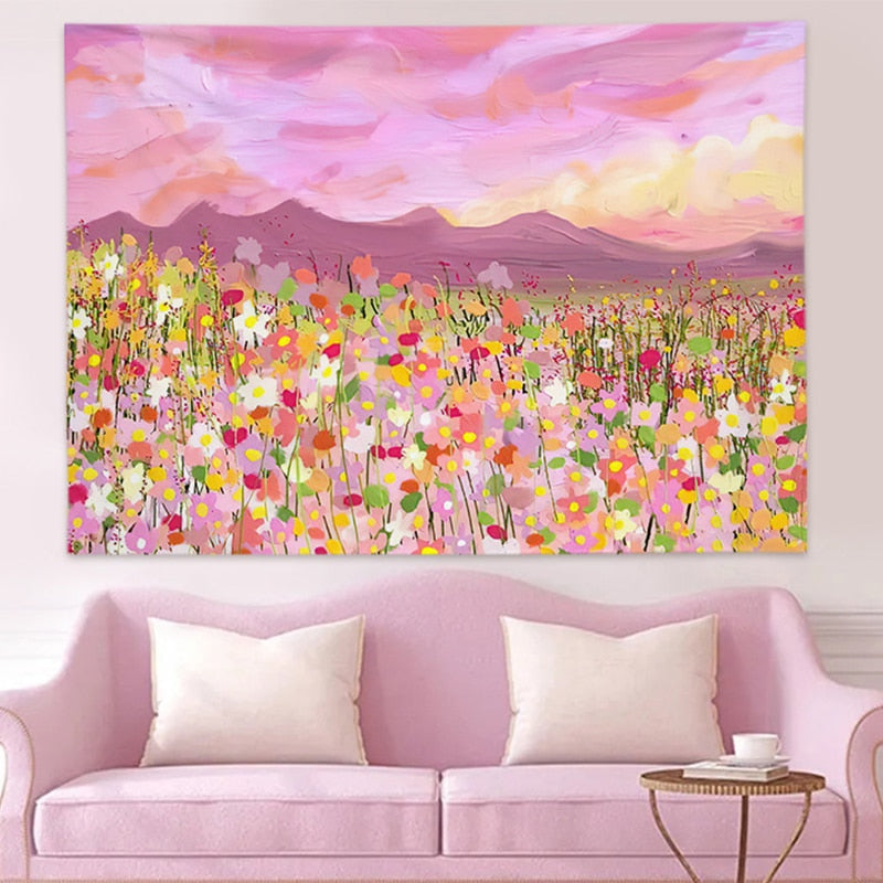 Pink Wall Tapestry