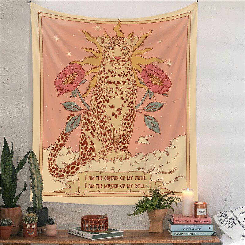 Sun Moon Tarot Tapestry Wall Hanging