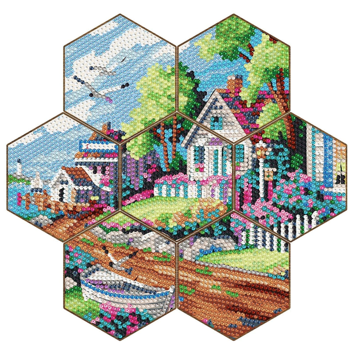 💖Stackable DIY Honeycomb Shape Cup Mat