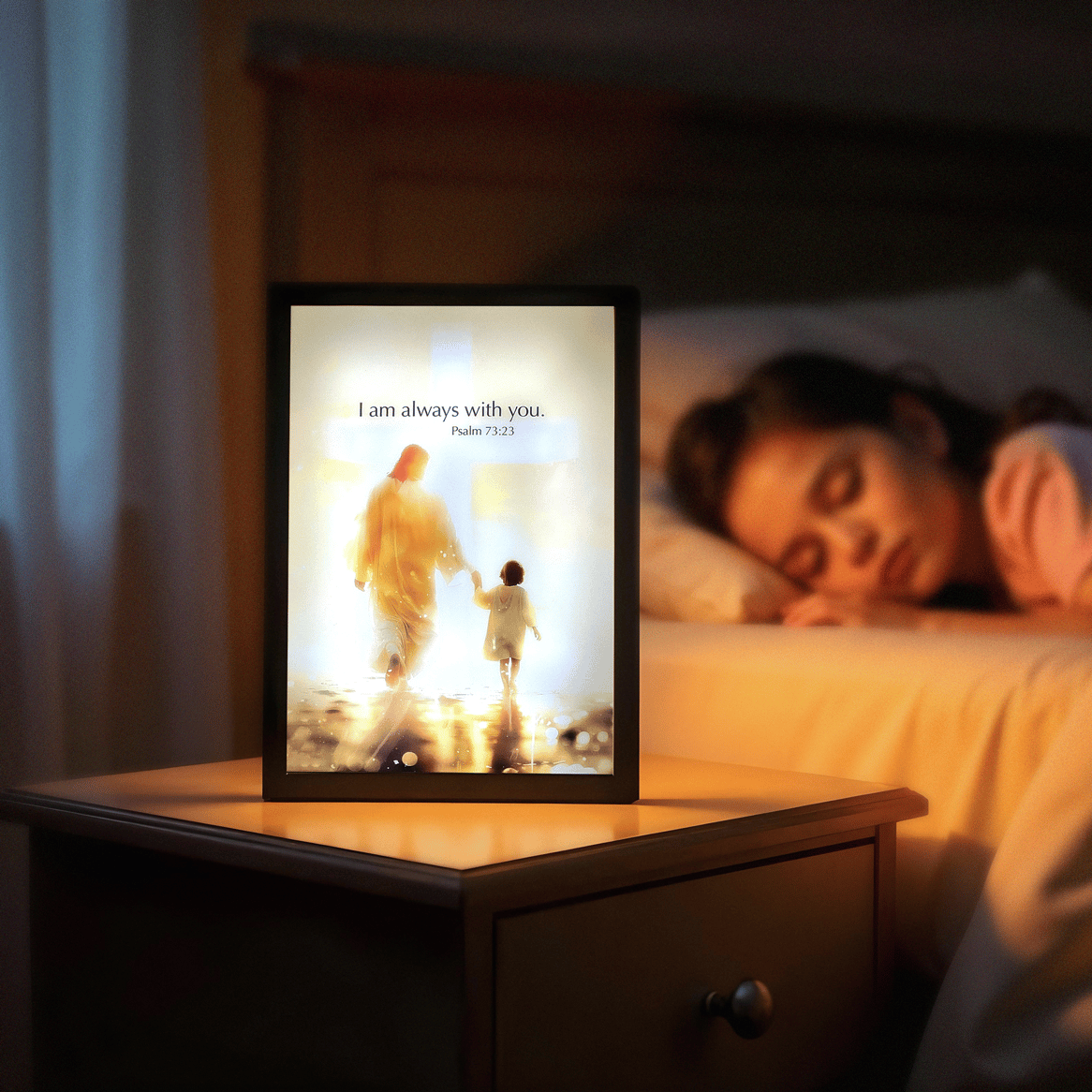 The Jesus Lamp( LED Painting Inspiring Jesus Painting Decorative Lights)