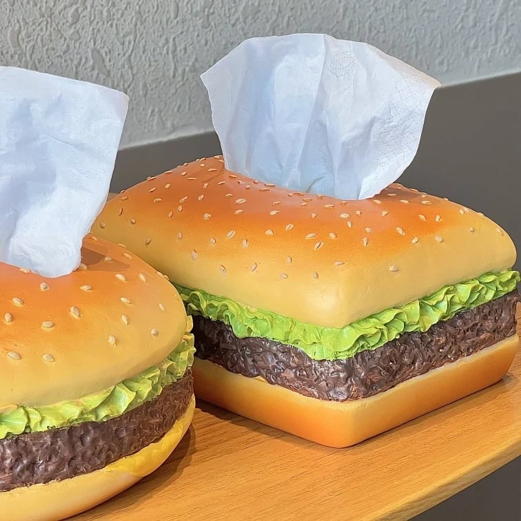 🔥Last Day Promotion - 49%OFF🔥Funny Hamburger Tissue Box