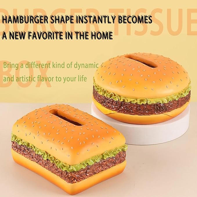 🔥Last Day Promotion - 49%OFF🔥Funny Hamburger Tissue Box