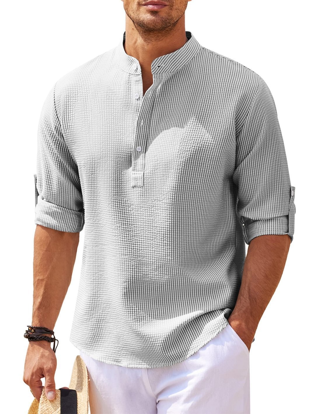 🎁Men's Casual Cotton Shirt  Ultimate Comfort and Style🔥-BUY 2 FREE SHIPPING