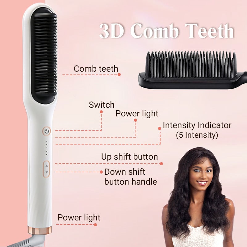 Negative Ion Hair Straightener Styling Comb💇‍♀