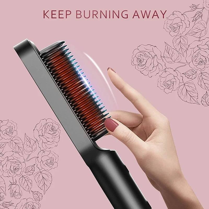 Negative Ion Hair Straightener Styling Comb💇‍♀