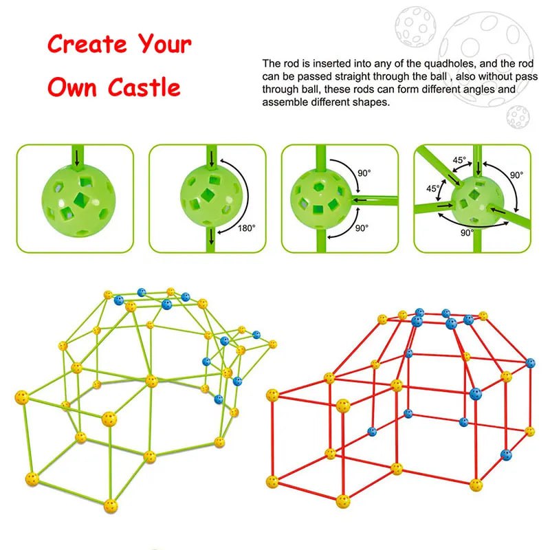 🎁Last Day 50% OFF SALE 🎁Magic Fort Building Kit With Box