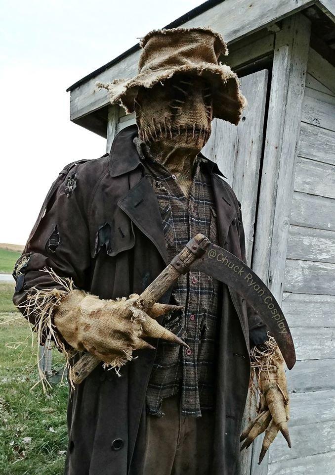 [Halloween sales-50% OFF]HandMade Scarecrow Mask