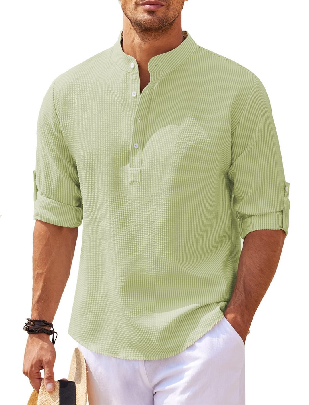 🎁Men's Casual Cotton Shirt  Ultimate Comfort and Style🔥-BUY 2 FREE SHIPPING