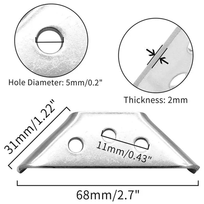 🎁Universal Stainless Steel Furniture Corner Connector