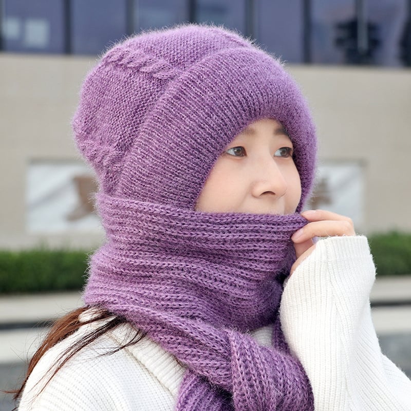 Integrated Ear Protection Windproof Cap Scarf