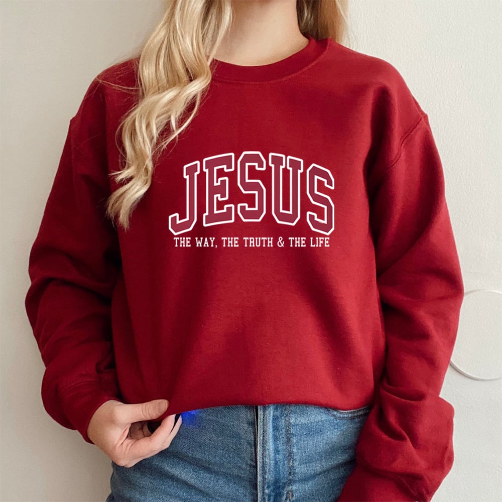 Christian Jesus Faith Crew-Neck Sweatshirt