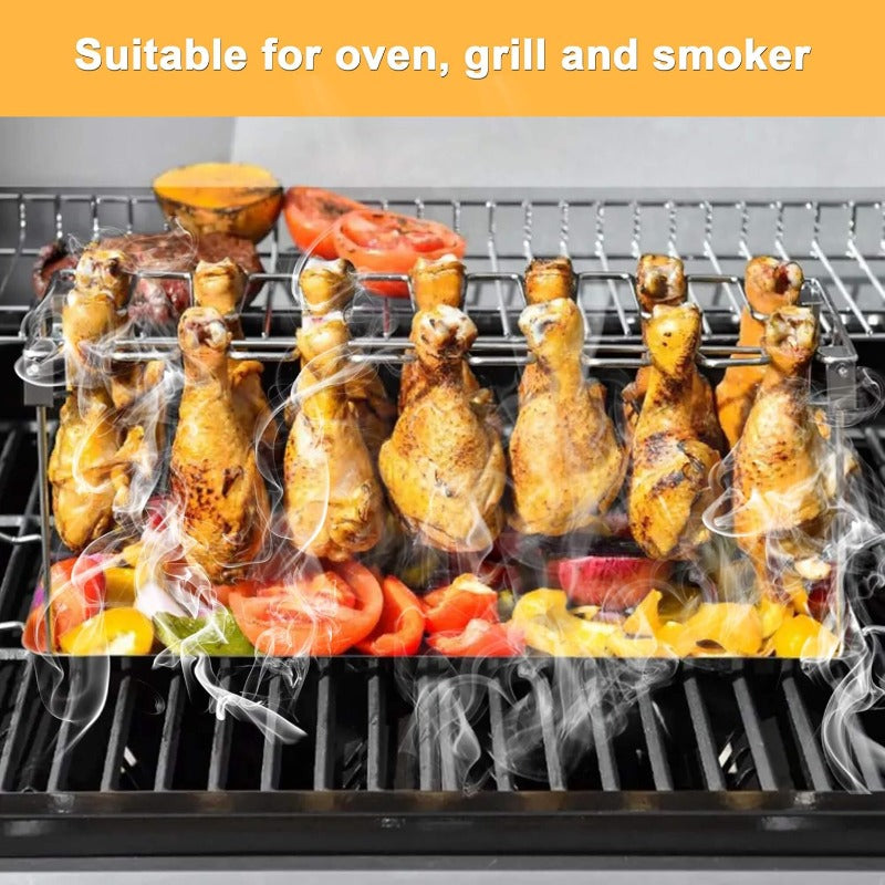 50% Off – Stainless Steel Chicken Leg Rack