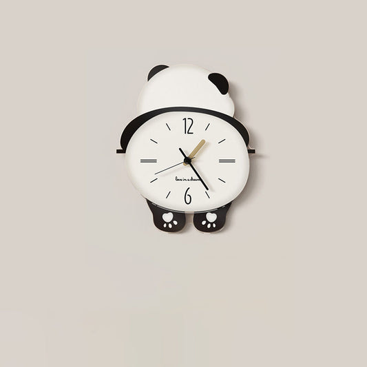 Rocking Panda Decorative Wall Clock