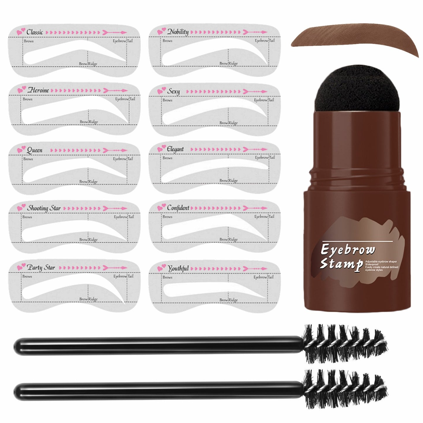 🔥Perfect Brows Stencil & Stamp Kit