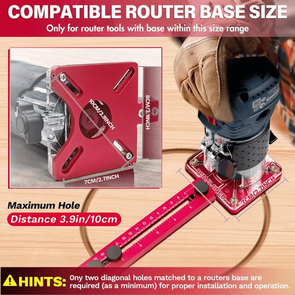 4 in 1 Router Milling Groove Bracket Advantages