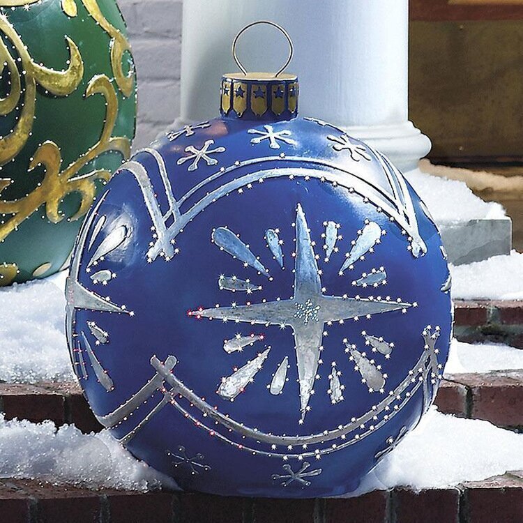 🎉Outdoor Christmas PVC inflatable Decorated Ball