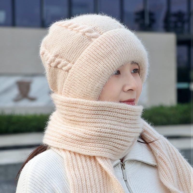 Integrated Ear Protection Windproof Cap Scarf