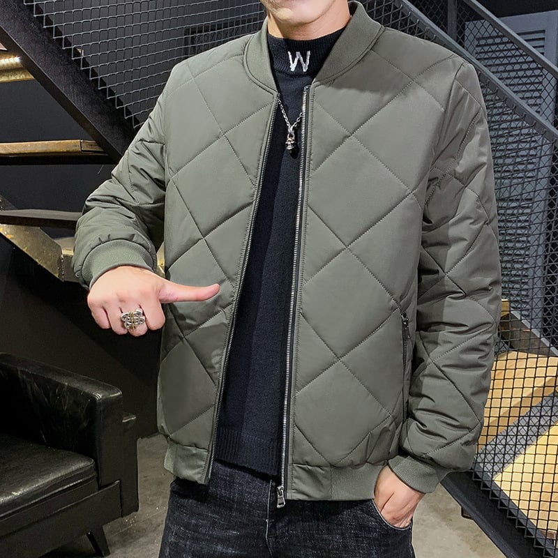 KNIGHT QUILTED BOMBER JACKET (BUY 2 FREE SHIPPING)