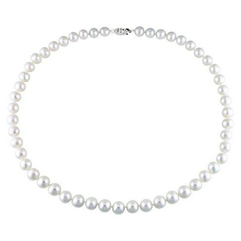 Temperament deep sea shell pearl necklace