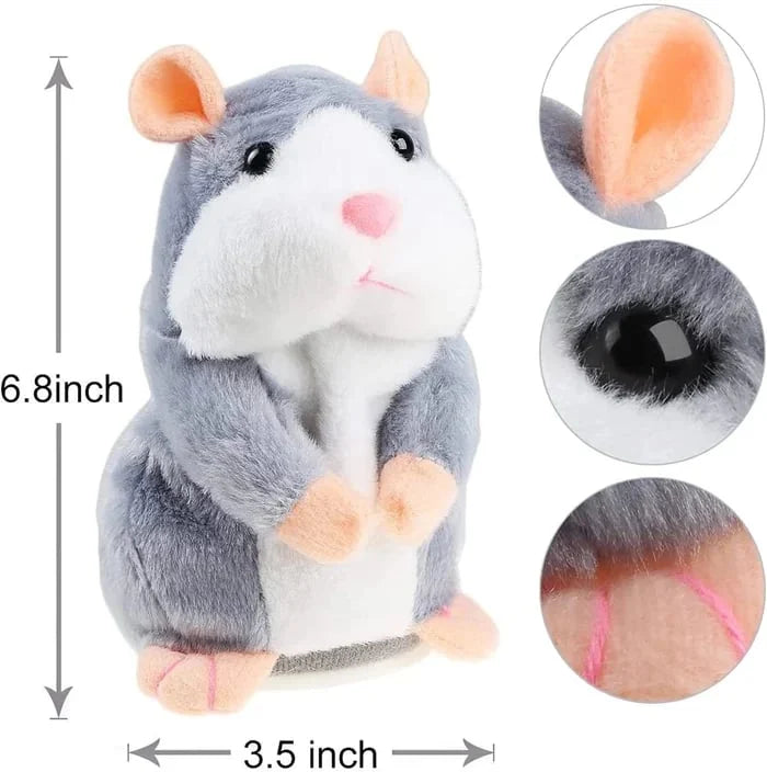 (New Year PRE Sale- SAVE 50% OFF)Talking Hamster Plush Toy