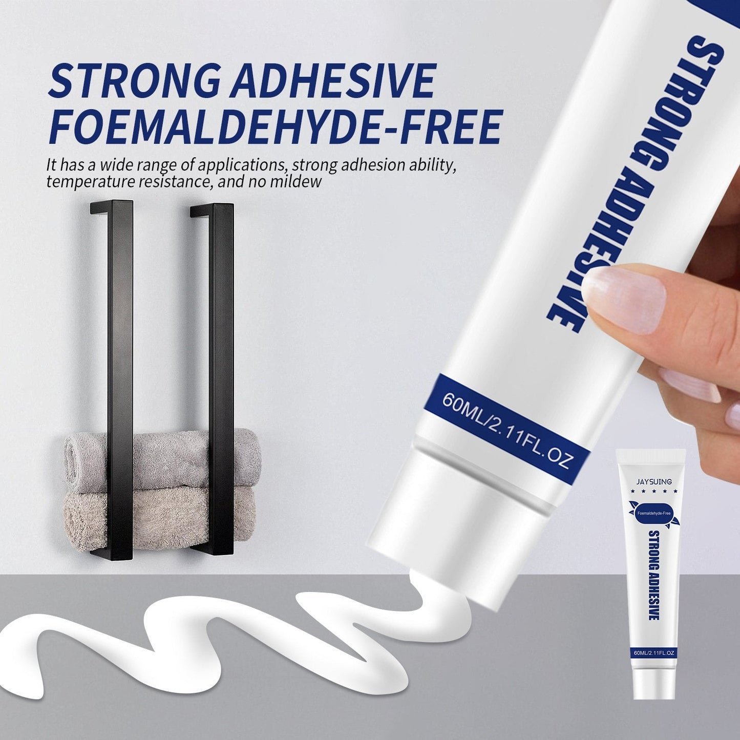 Nail Free Strong Glue Adhesive Waterproof Mold Proof