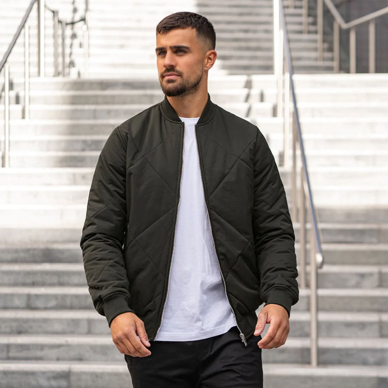 KNIGHT QUILTED BOMBER JACKET (BUY 2 FREE SHIPPING)