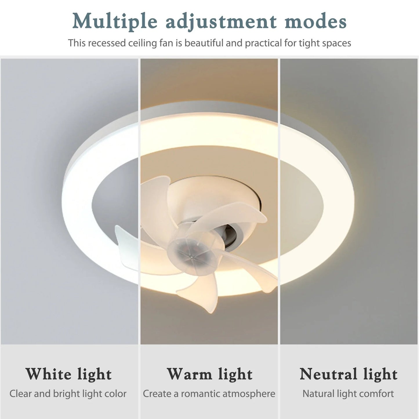 Fast Shipping Worldwide - LED Swing Head Fan Light