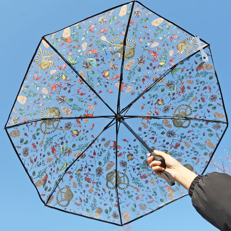 🔥Vintage Stained Glass Automatic Umbrella