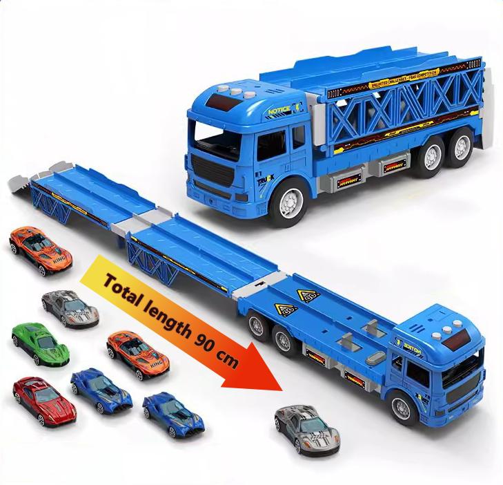 Catapulting Racing Track with Cars