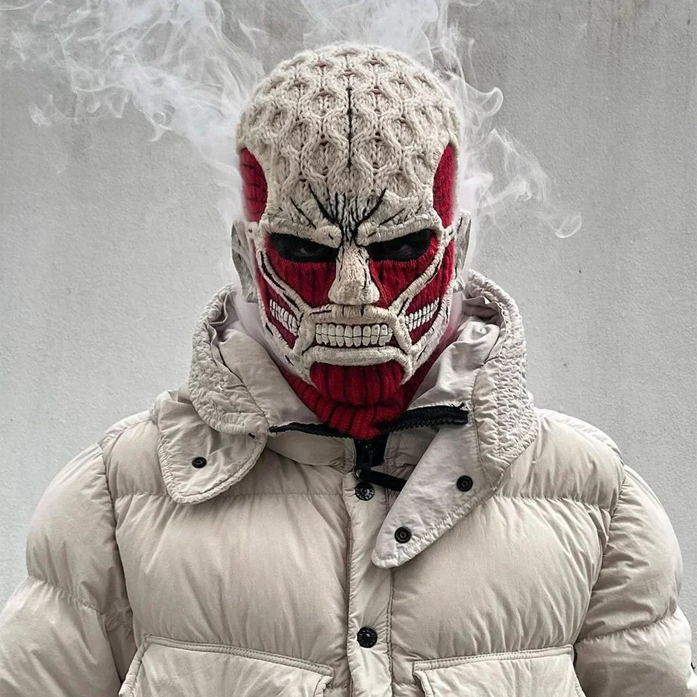 (🔥Last Day Promotion -50% OFF) The Colossal Titan balaclava, meticulously hand-knitted