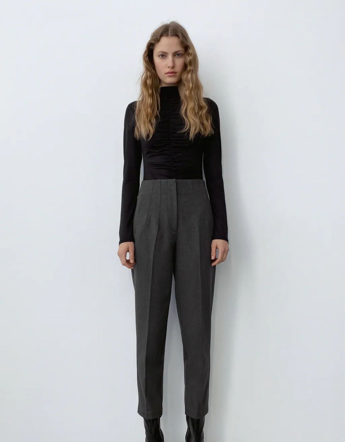 Tailored Pleat High Waist Pants(Buy 2 Free Shipping)