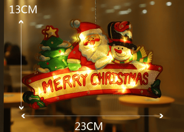 (🎅EARLY CHRISTMAS SALE - 48% OFF) CHRISTMAS WINDOW HANGING LIGHTS - Buy 4 FREE SHIPPING NOW!