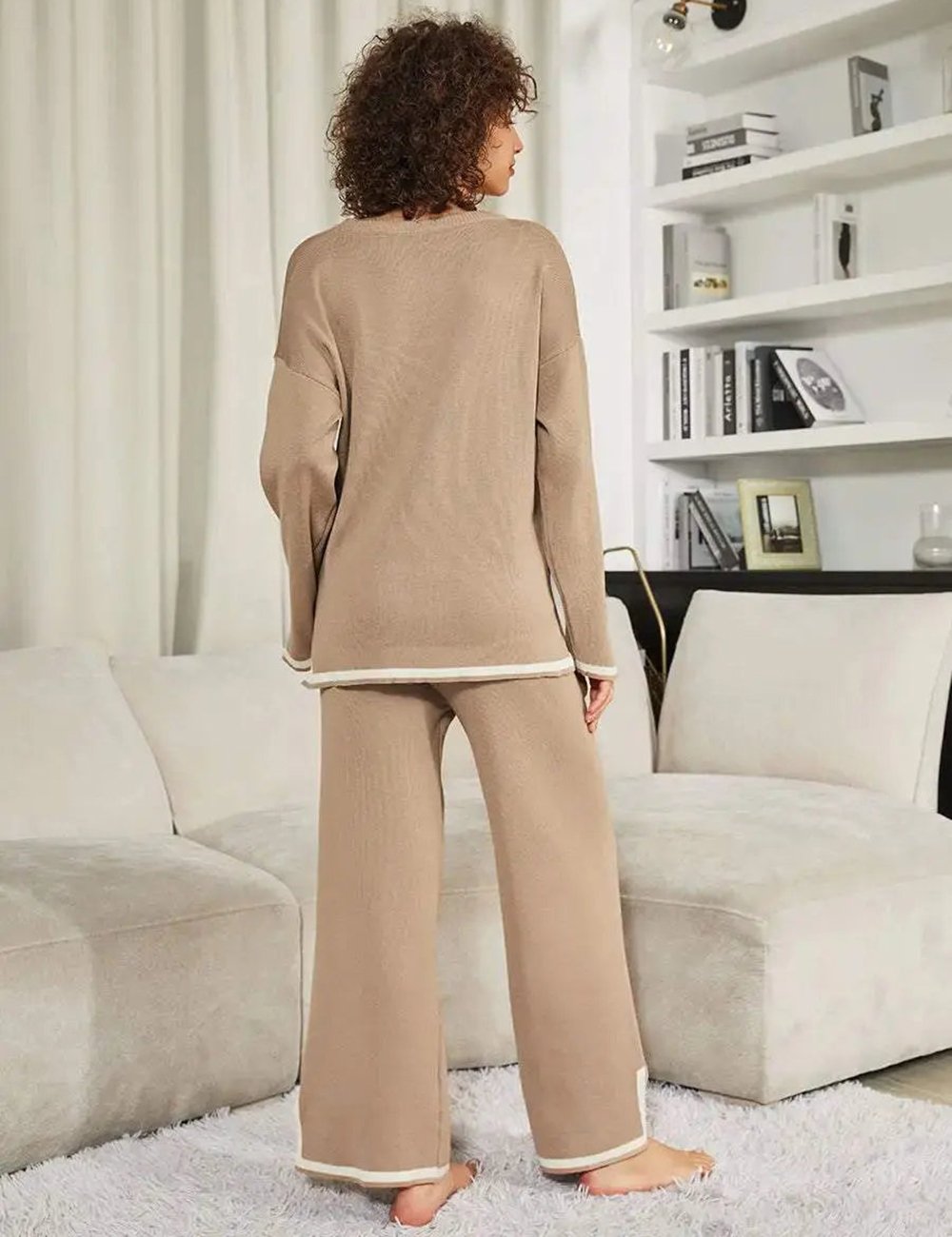 Classy Elastic Knit Lounge Set (Buy 2 Free Shipping)